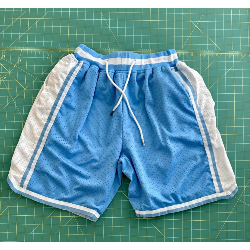Slab Company youth mens Medium blue basketball sports short